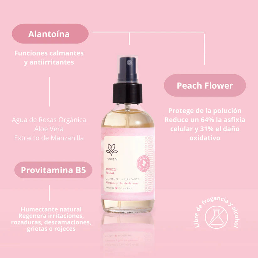 Newen Tónico Facial Calmante Hidratante